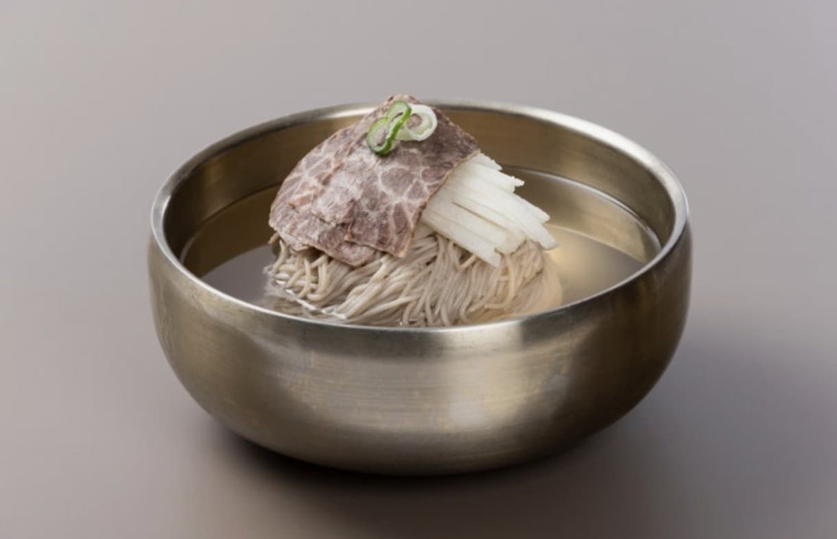 Pyongyang naengmyeon — cold buckwheat noodles